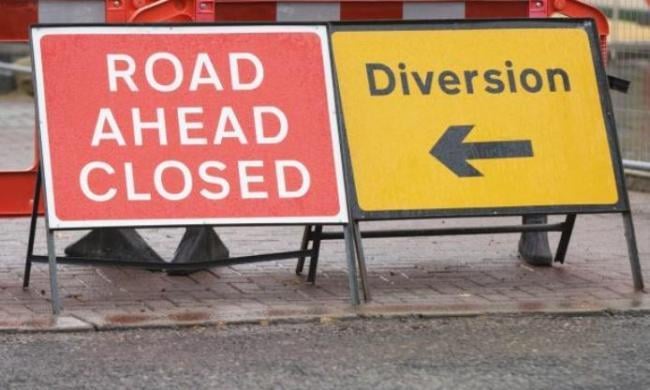 road closure notice
